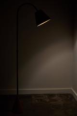 Leather Wrapped Floor Lamp by Jacques Adnet