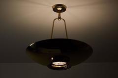 Perforated Brass Ceiling Light by Stiffel