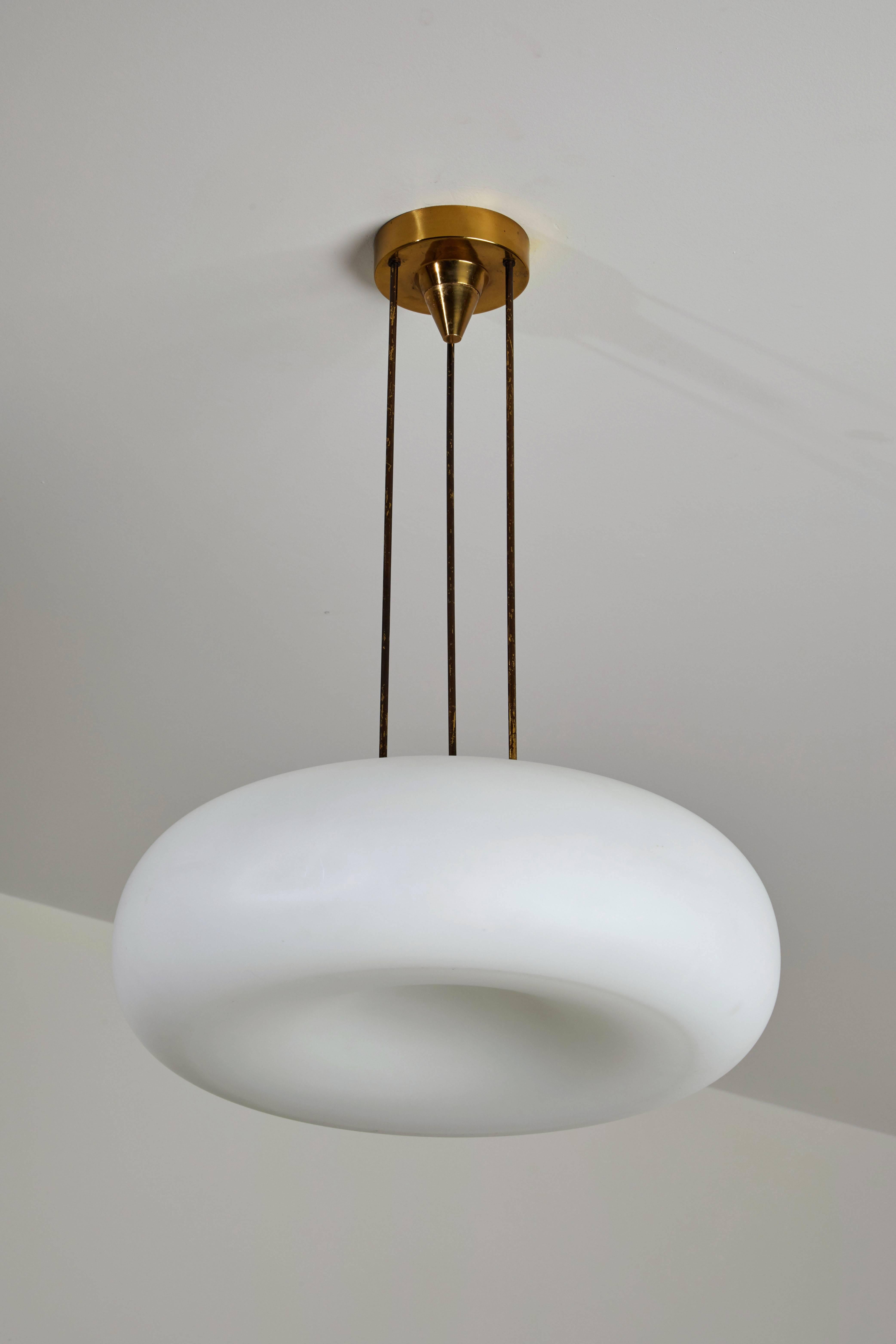 Mid-20th Century Model 2356 Suspension Light by Fontana Arte