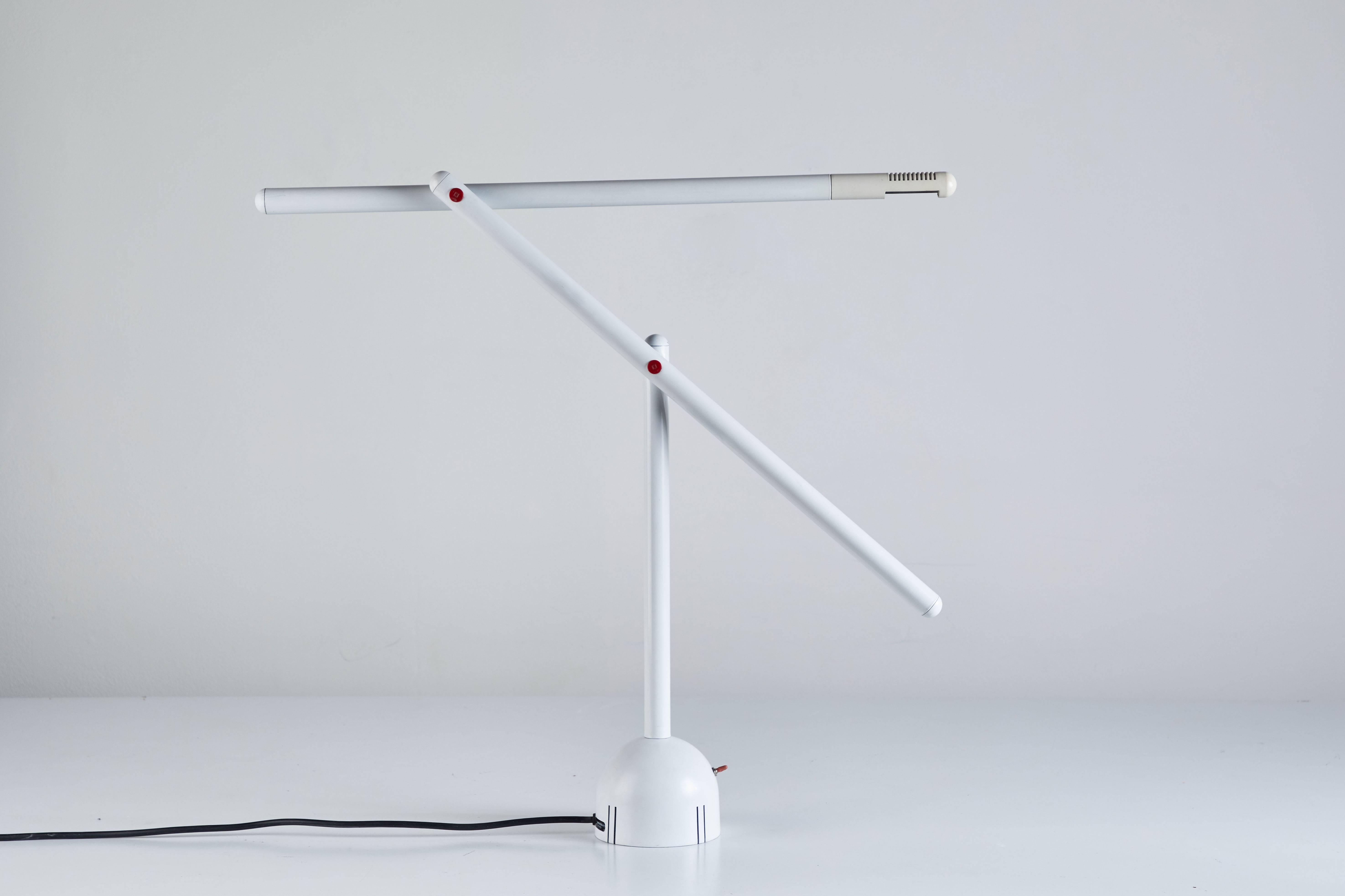 Italian Articulated Mira Table Lamp by Mario Arnaboldi
