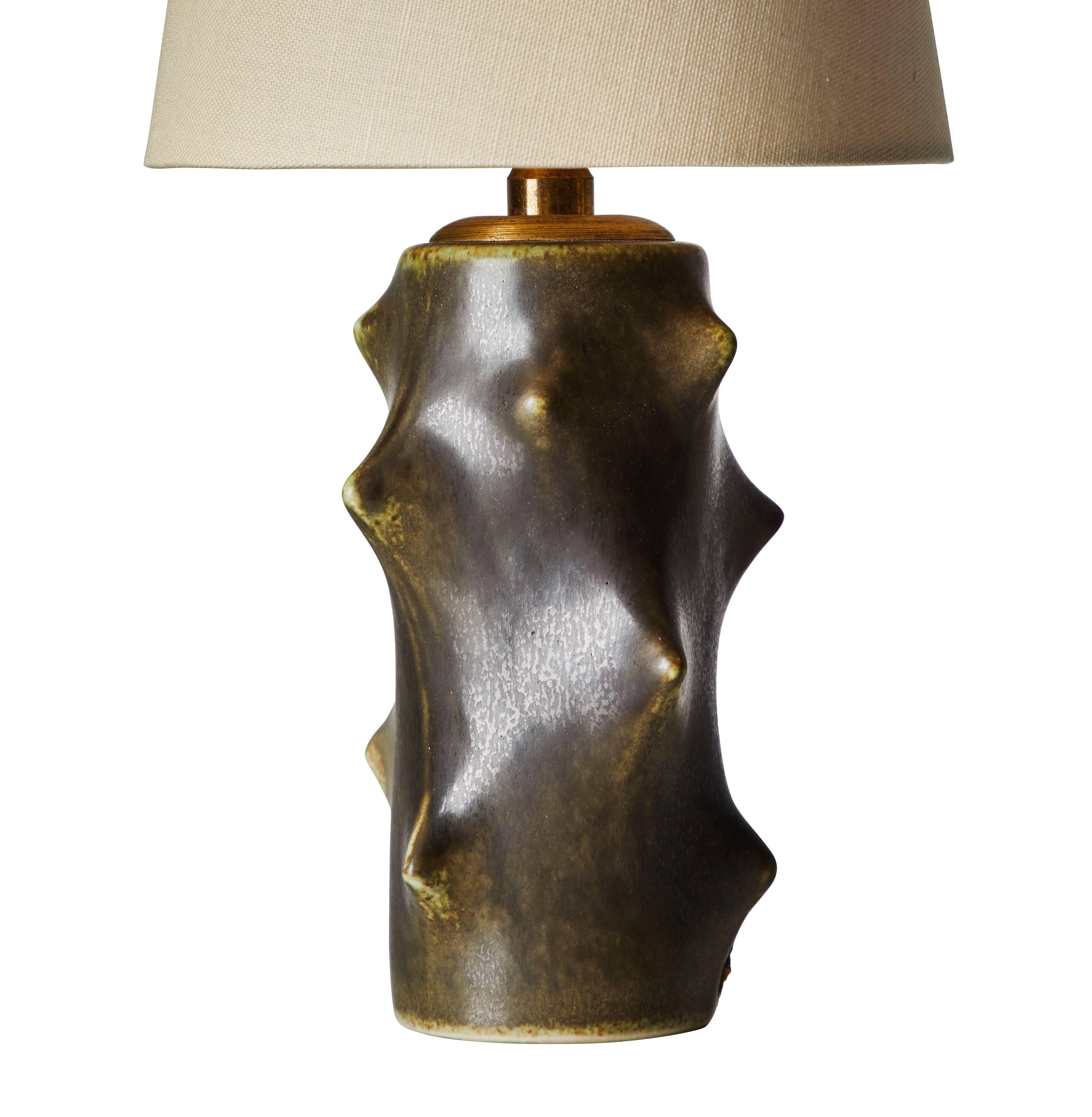 Knud Basse Table Lamp by Michael Andersen & Son