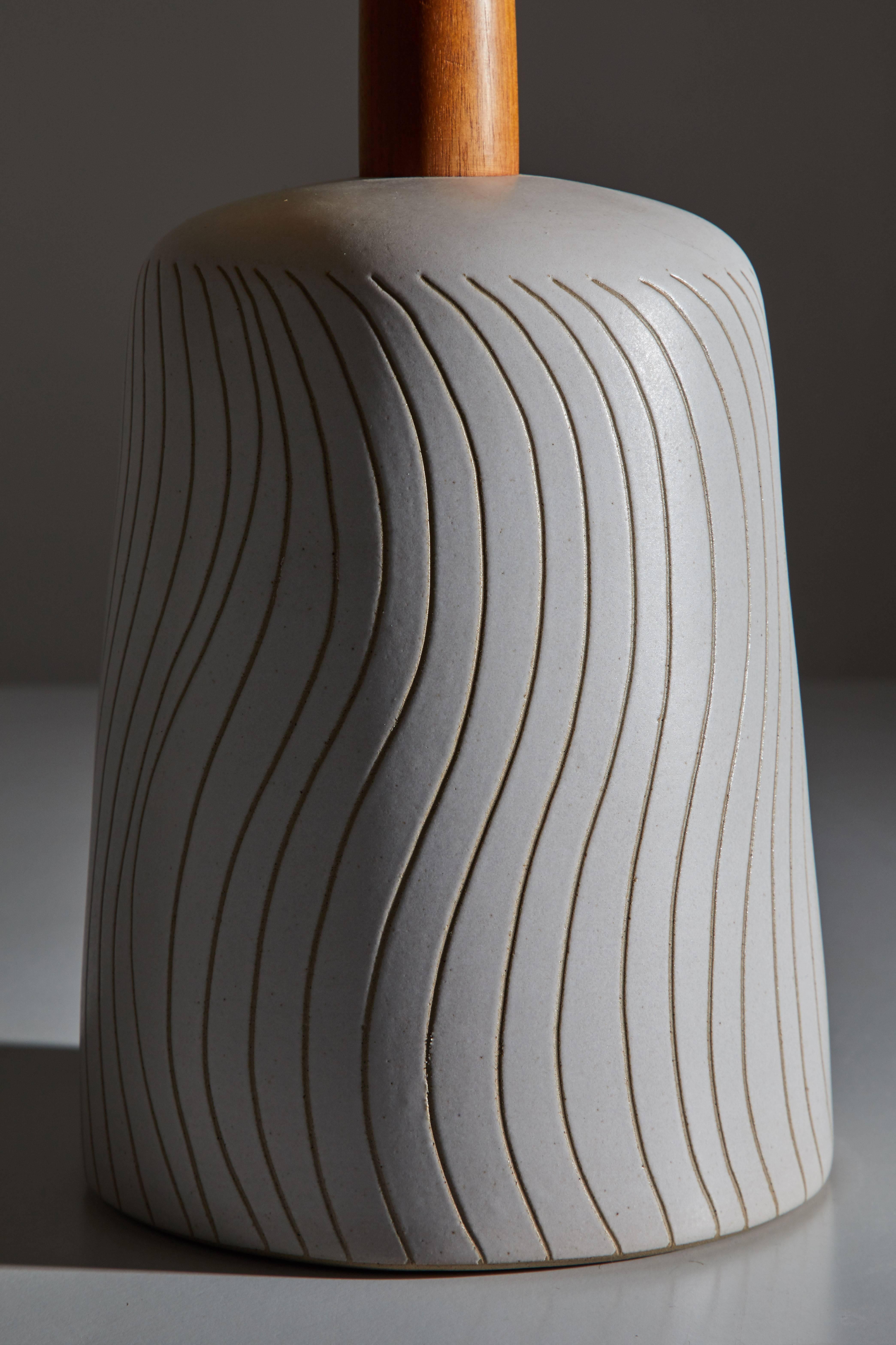 Ceramic Studio Table Lamp by Martz