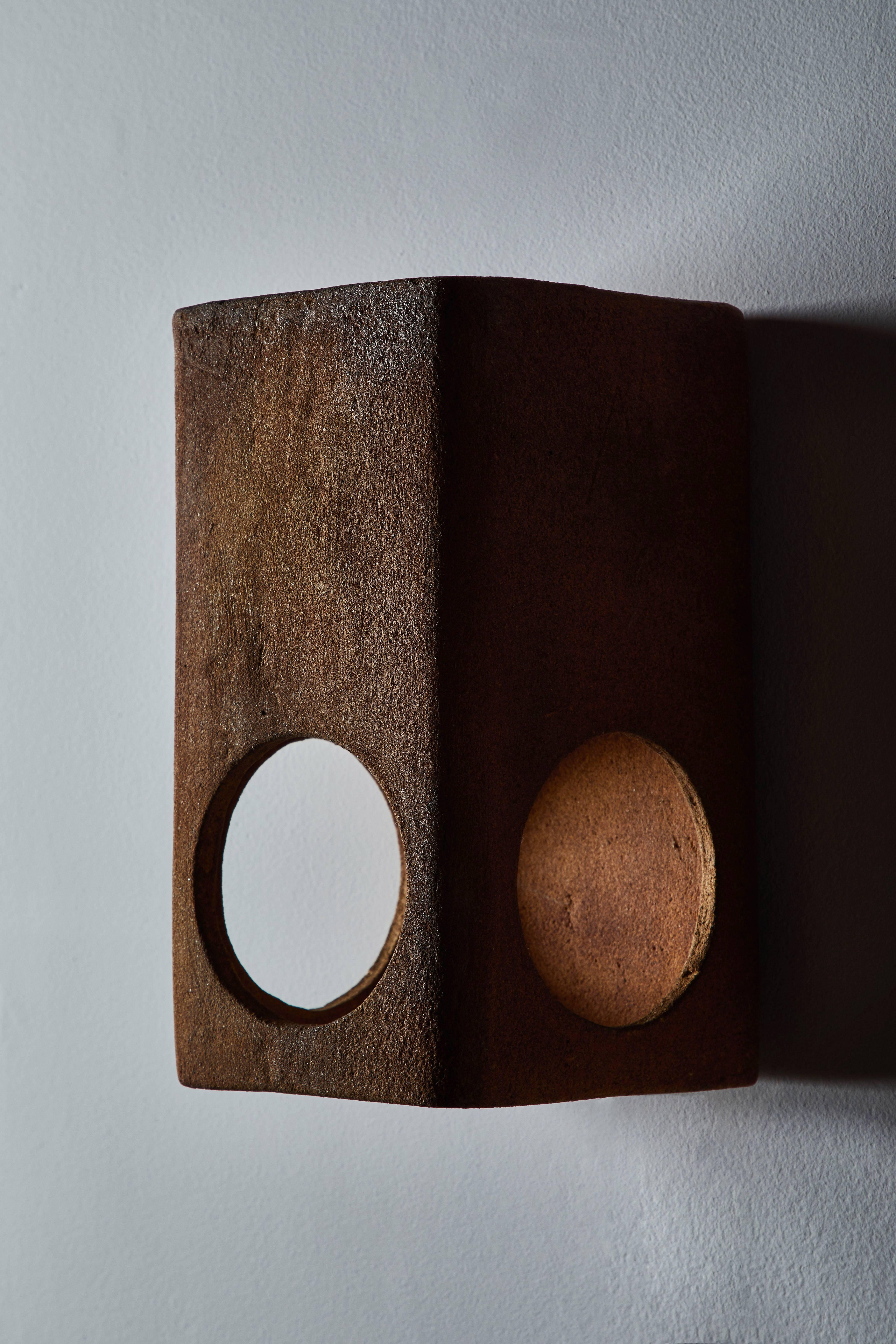 Three French Ceramic Wall Lights Attributed to  Guy Bareff 4