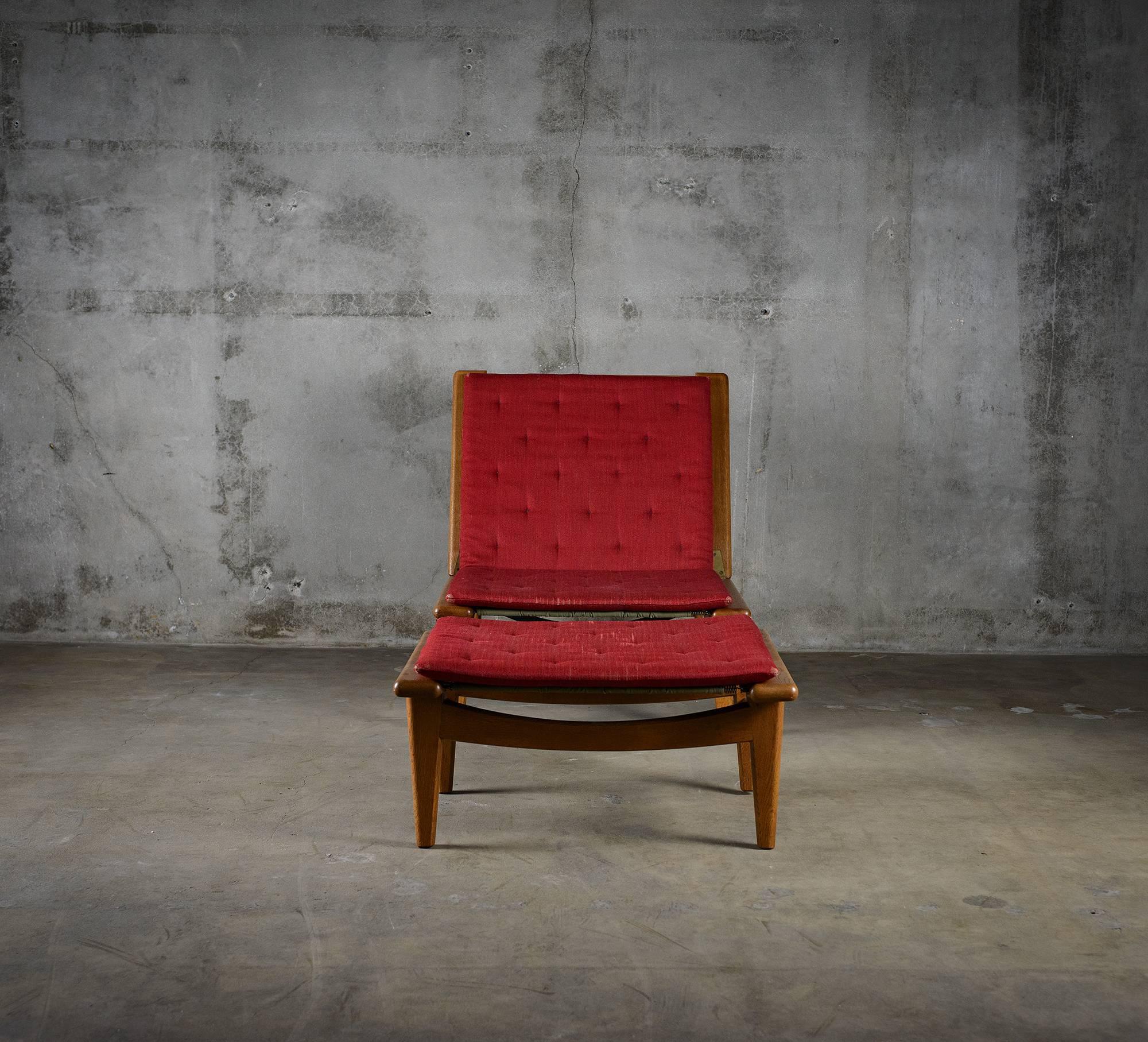 Méridienne GE01 de Hans Wegner Bon état - En vente à Los Angeles, CA