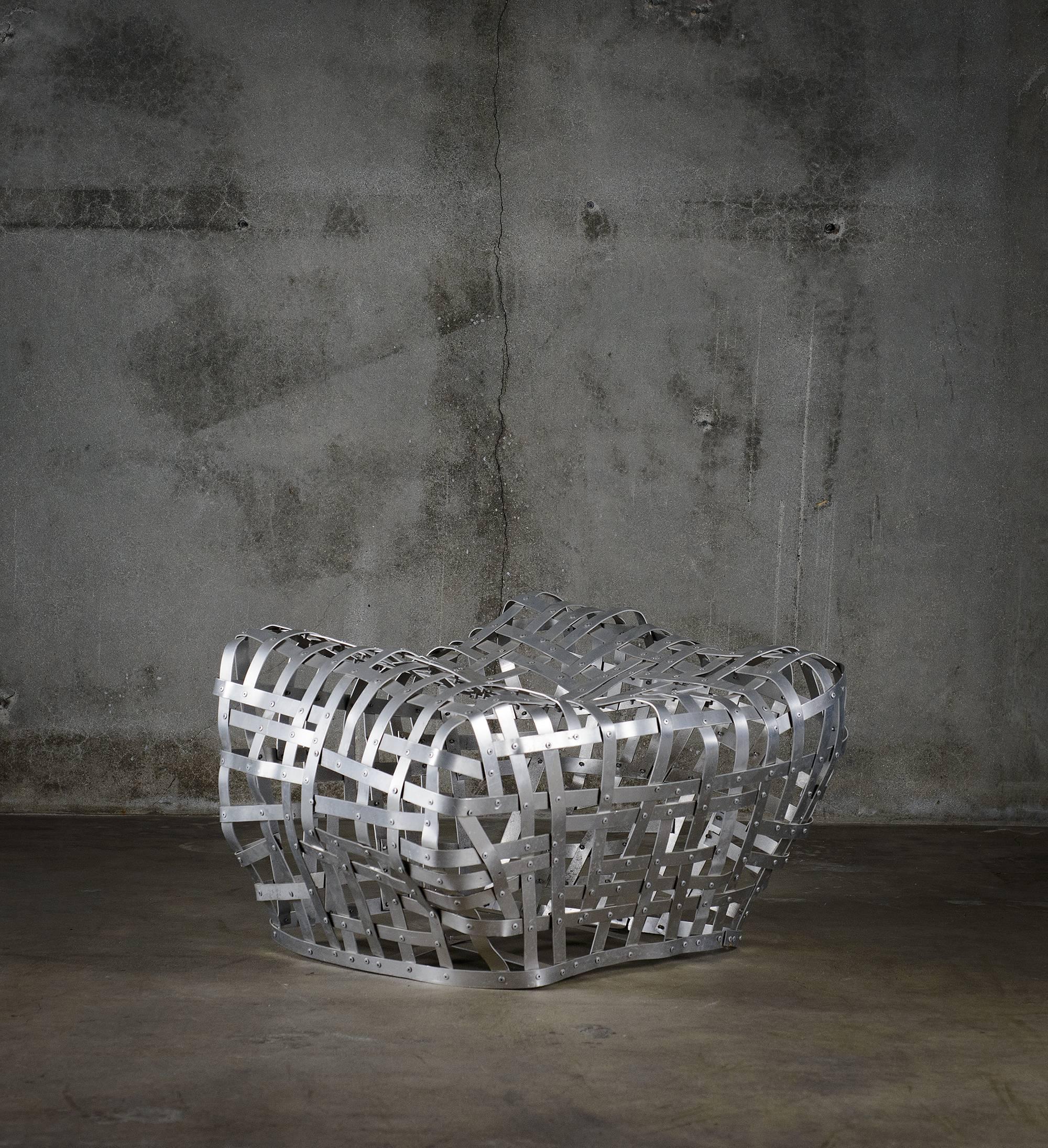 Harush Shlomo Aluminum Sculpture For Sale 1