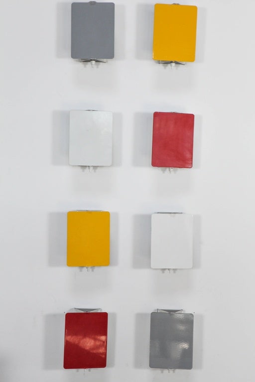 France; Charlotte Perriand wall sconces, single socket.
