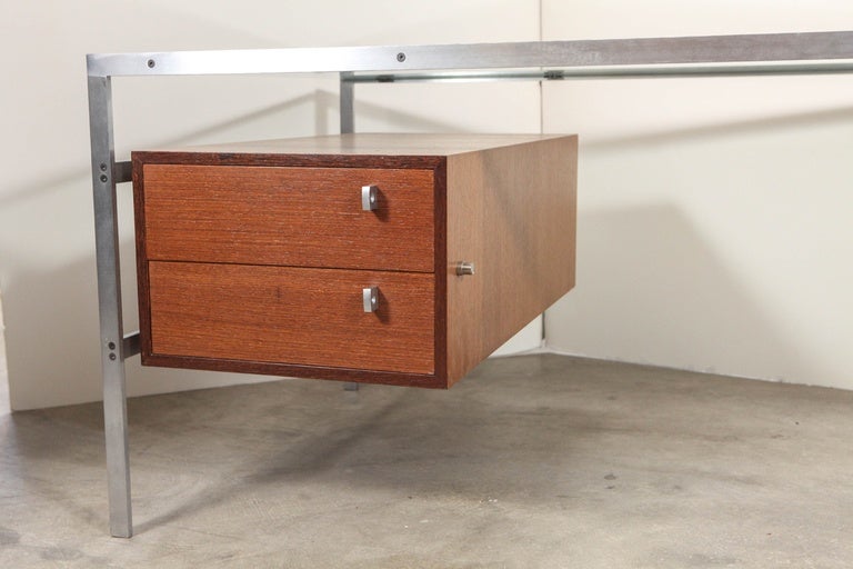 Glass Preben Fabricius Freestanding Desk