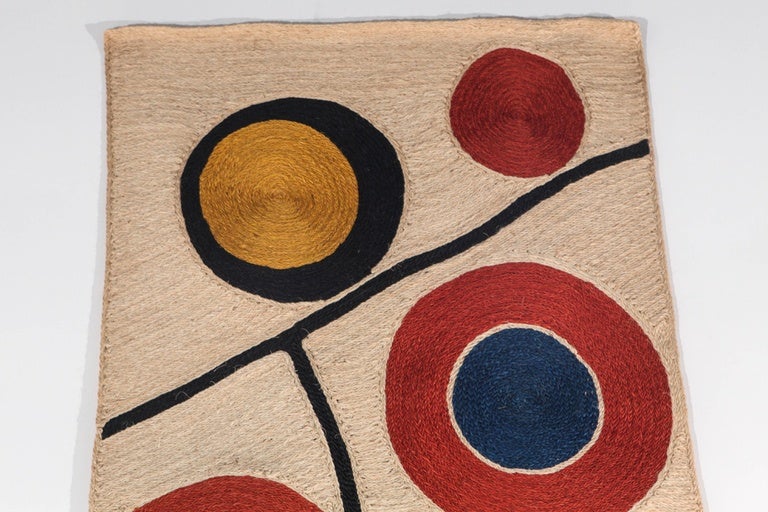 After Alexander Calder Wall Hanging, 'Floating Circles' In Good Condition In Los Angeles, CA