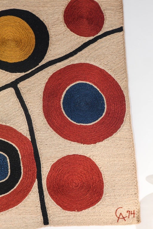 Late 20th Century After Alexander Calder Wall Hanging, 'Floating Circles'