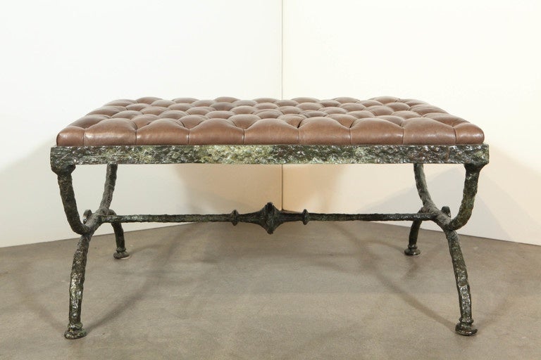 Unknown Pair of Bronze Benches