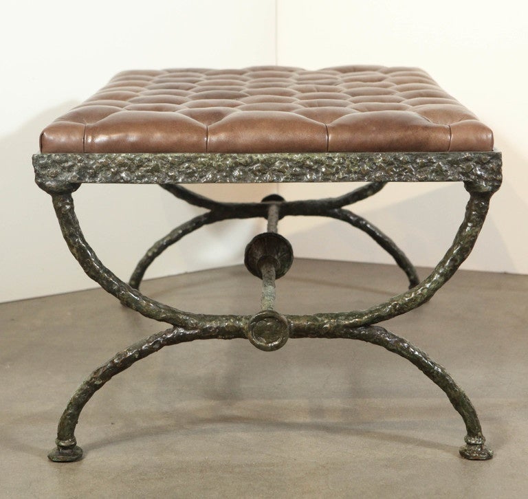 Pair of Bronze Benches 2