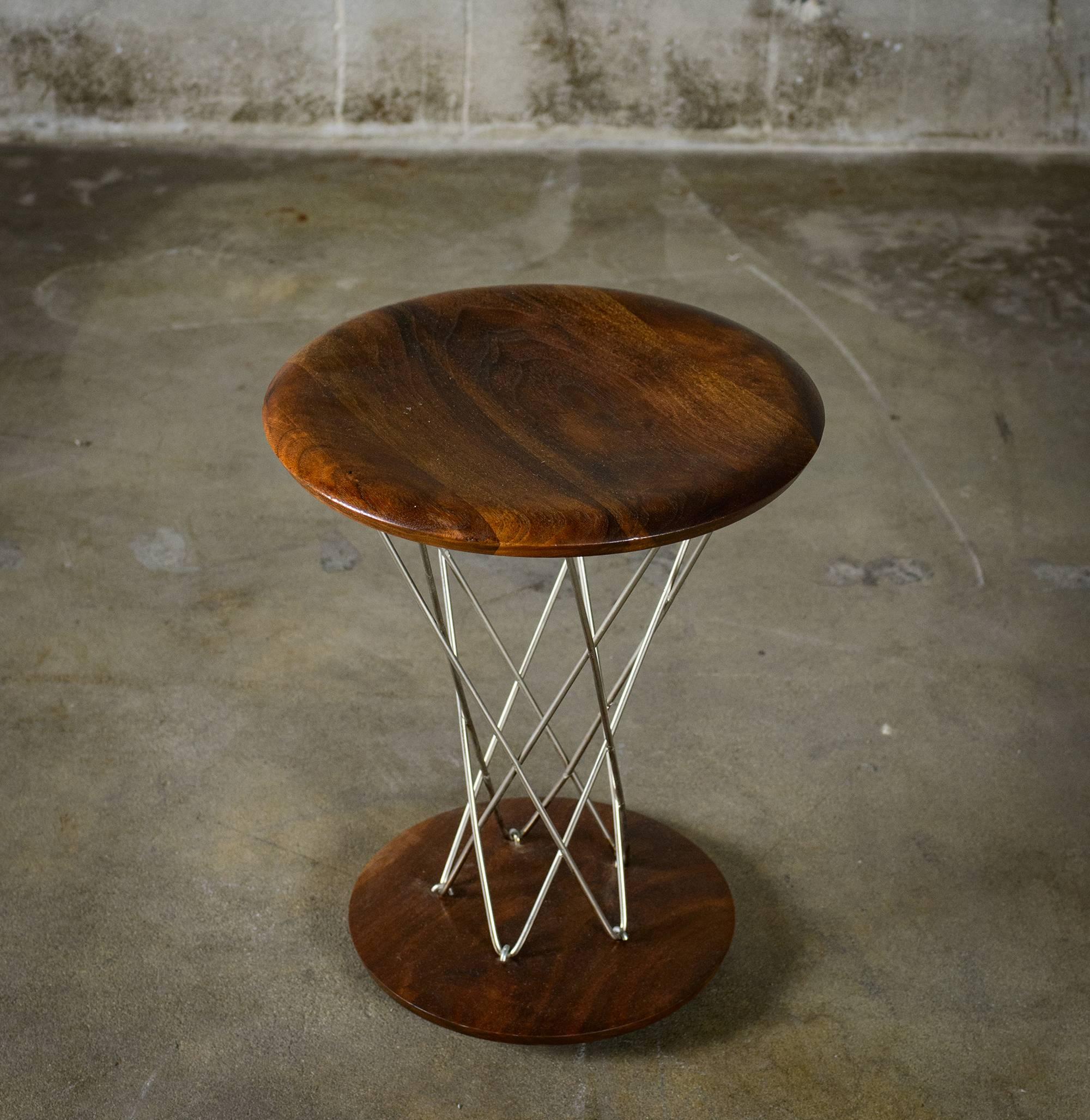 Rocking stool designed by Isamu Noguchi, manufactured by Knoll Inc. in 1955.