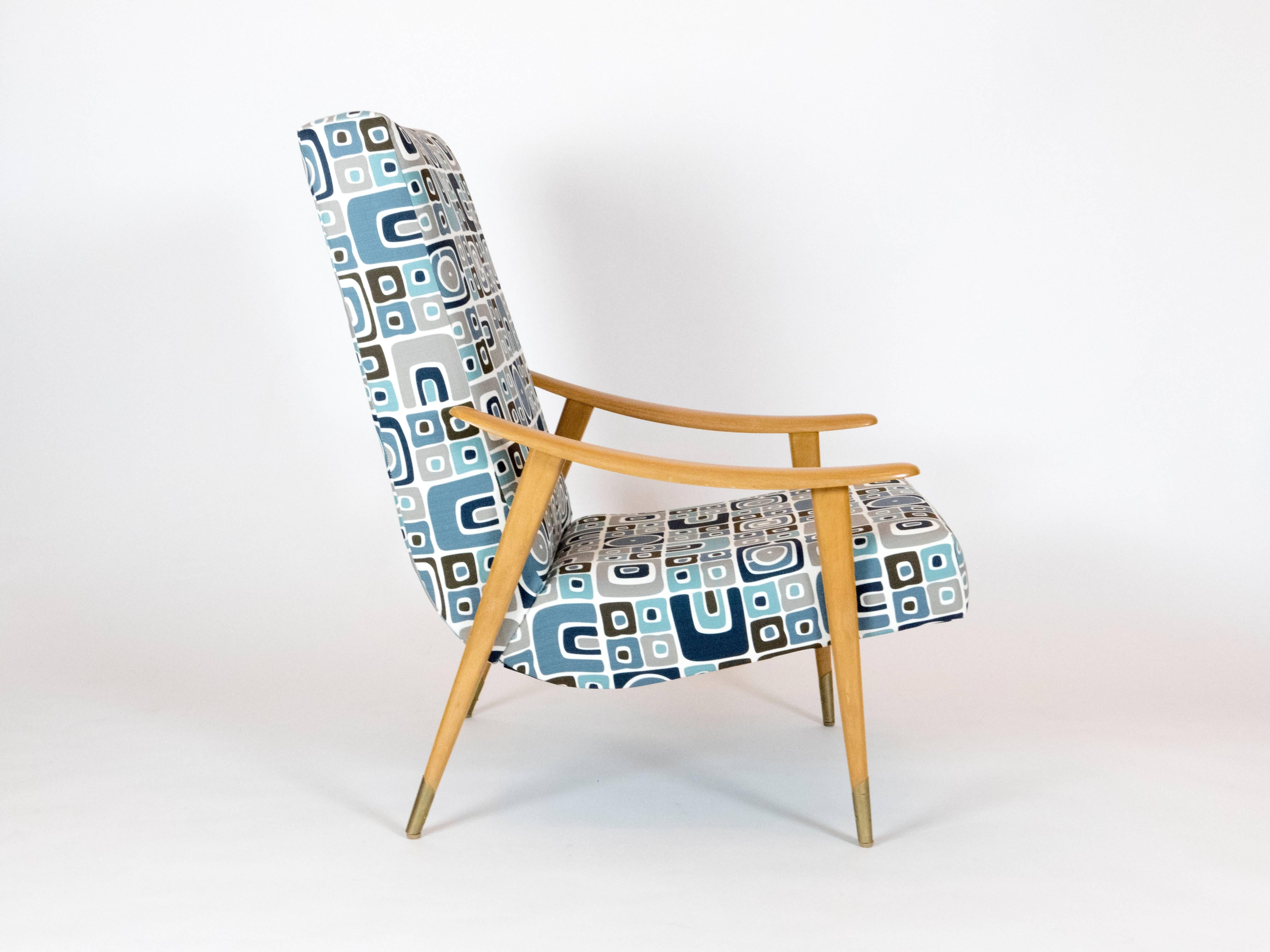 Mid-Century Modern Paire de fauteuils français du milieu du siècle dernier en vente