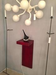 Leather Covered Wall Shelf