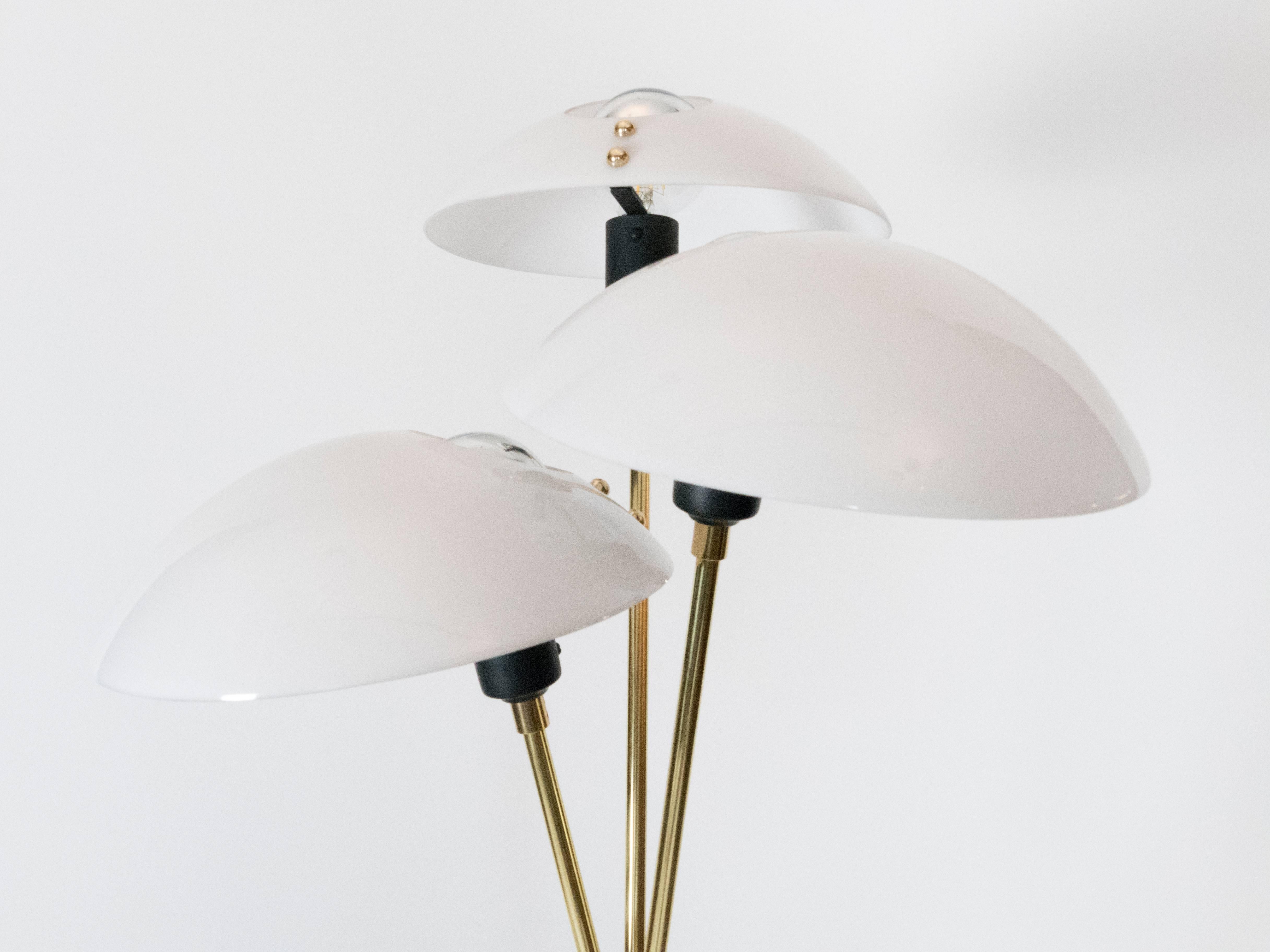 Brass Jasmin Floor Lamp by Bourgeois Boheme Atelier