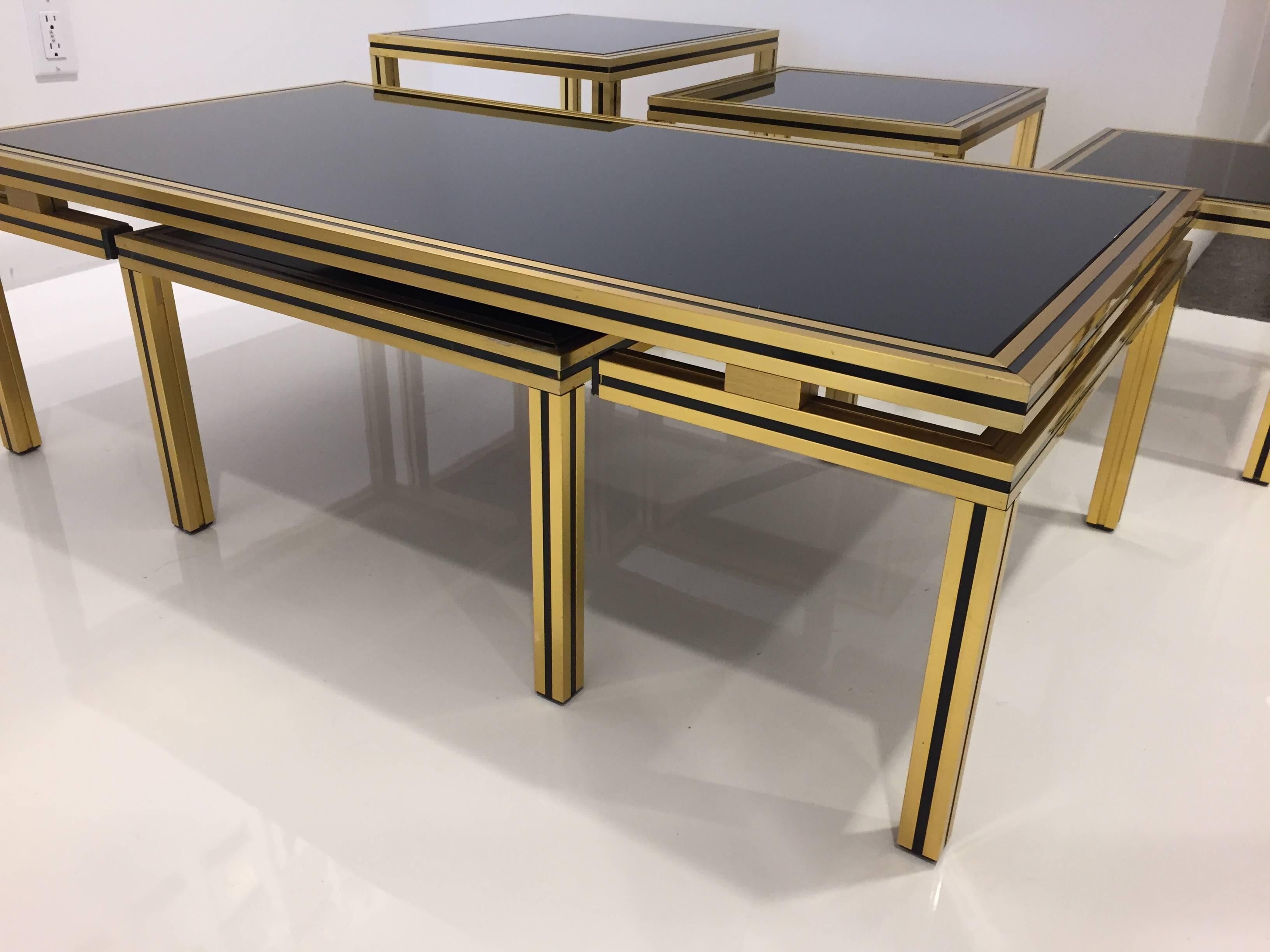 Late 20th Century Set of Five Tables by Pierre Vandel