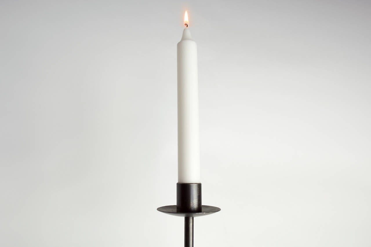 taper candle sconce