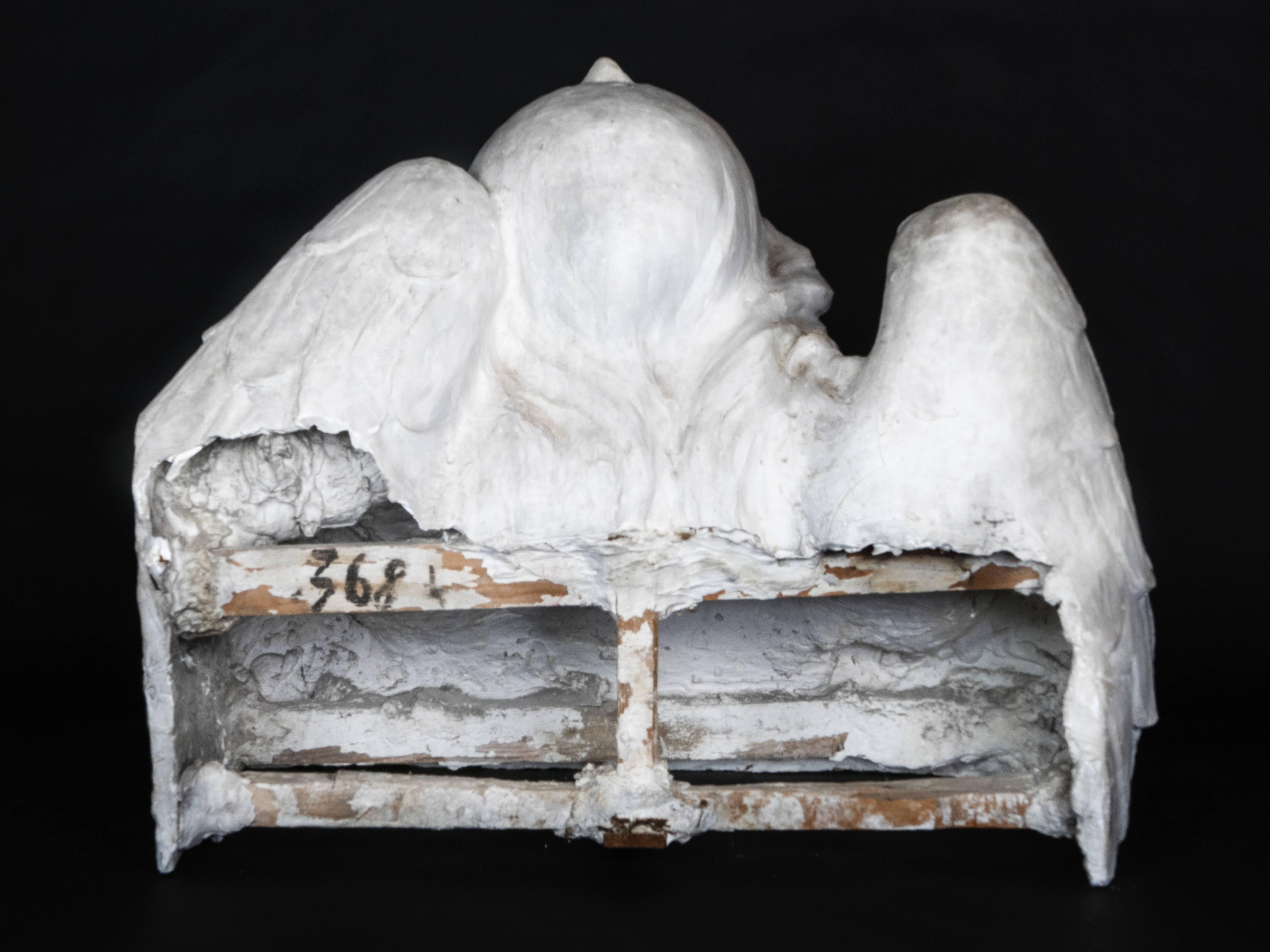 Early 20th Century Monumental Plaster Sculpture For Sale