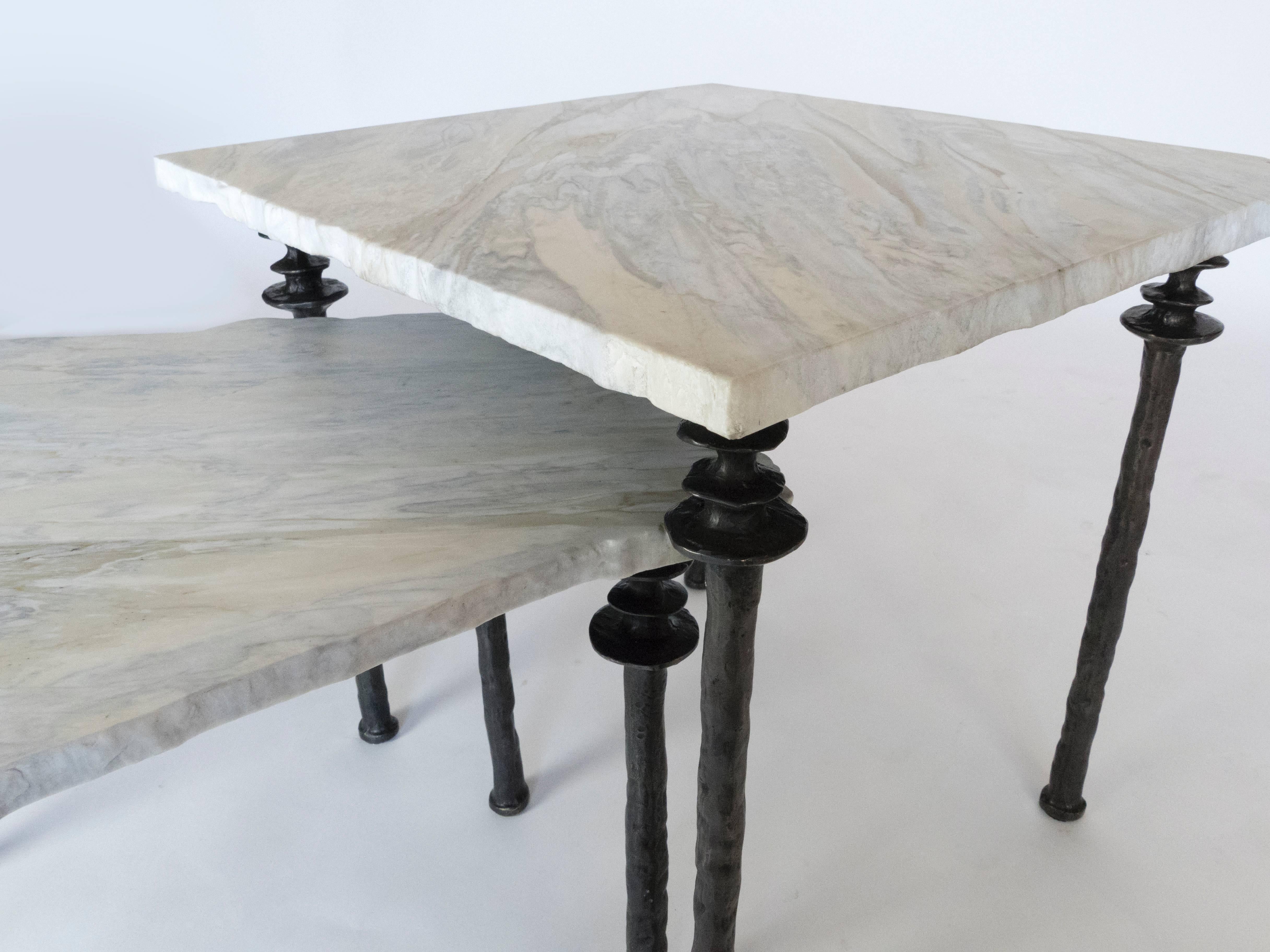 Sorgue Nesting Side Tables In Excellent Condition In Los Angeles, CA