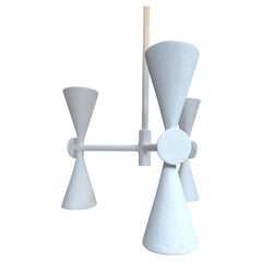 Lampadario "Villette" in gesso di Parigi dell'Atelier Bourgeois Boheme
