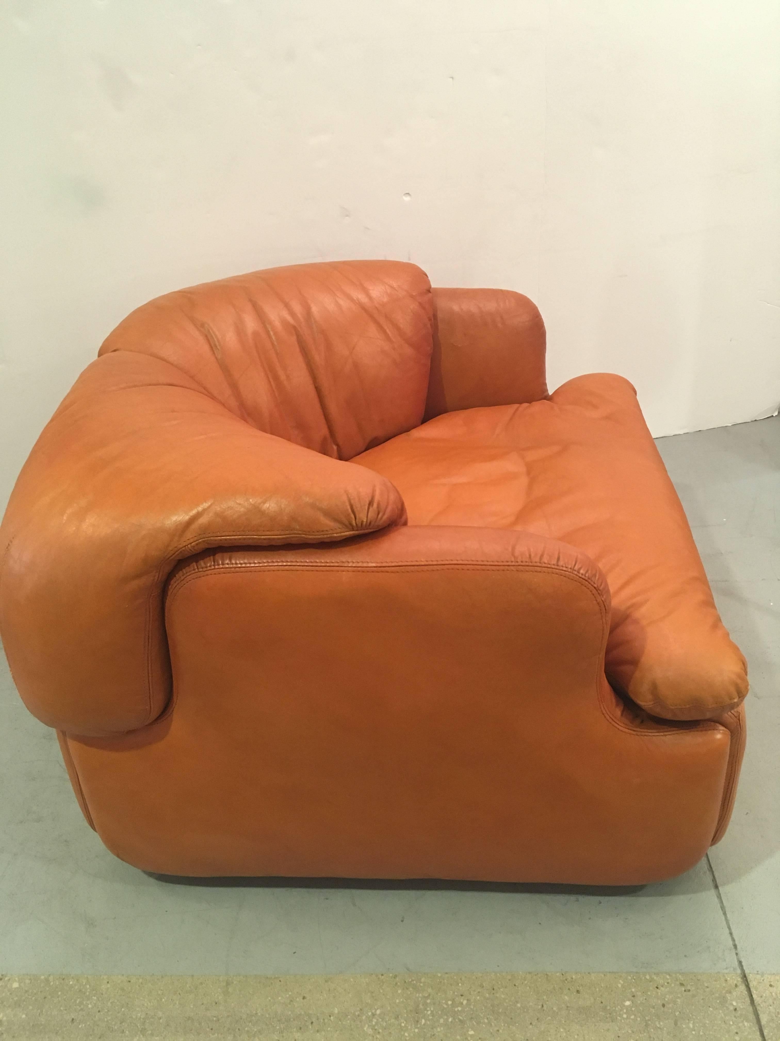 Mid-Century Modern Single Confidential Armchair