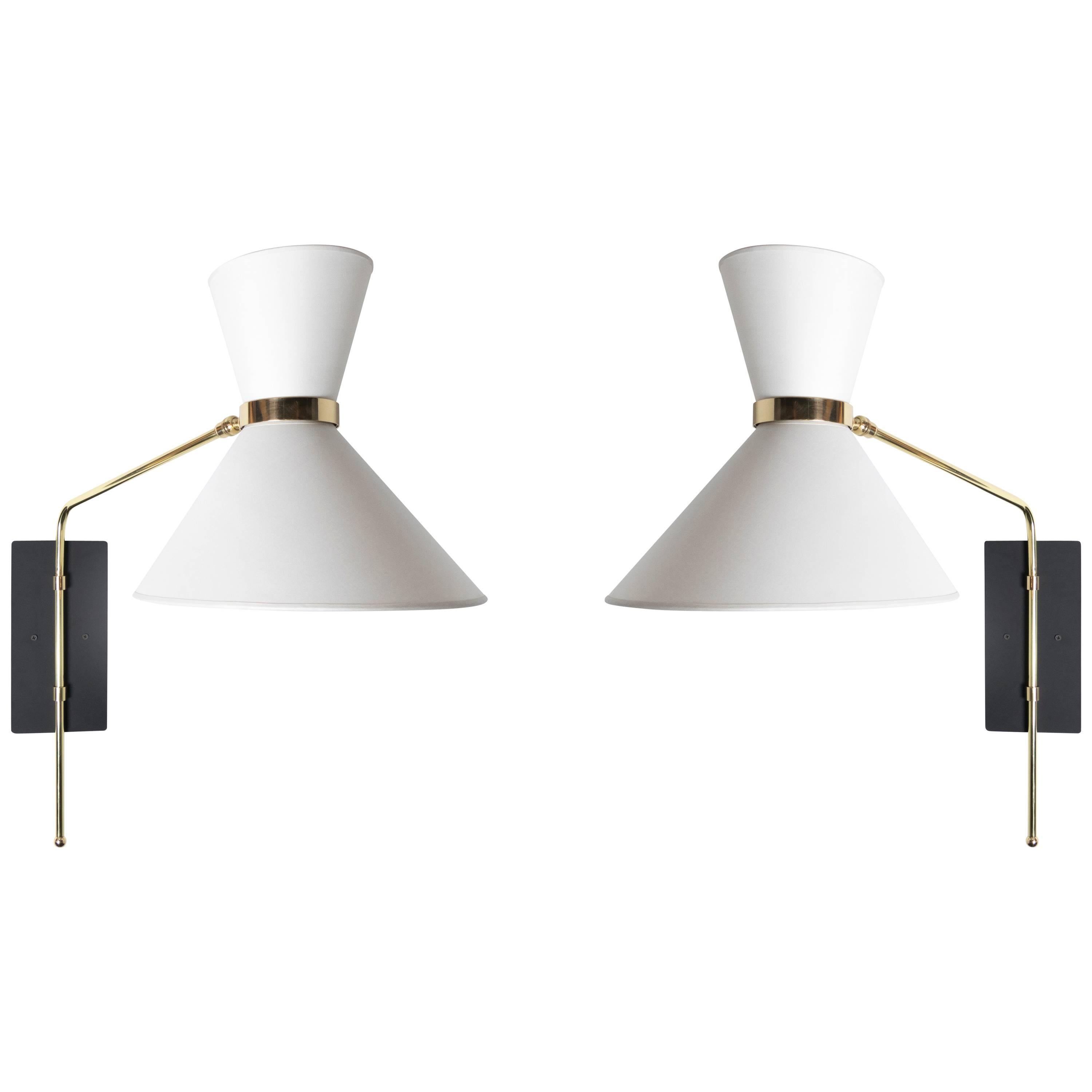 Paire d'appliques Bastille par Bourgeois Boheme Atelier