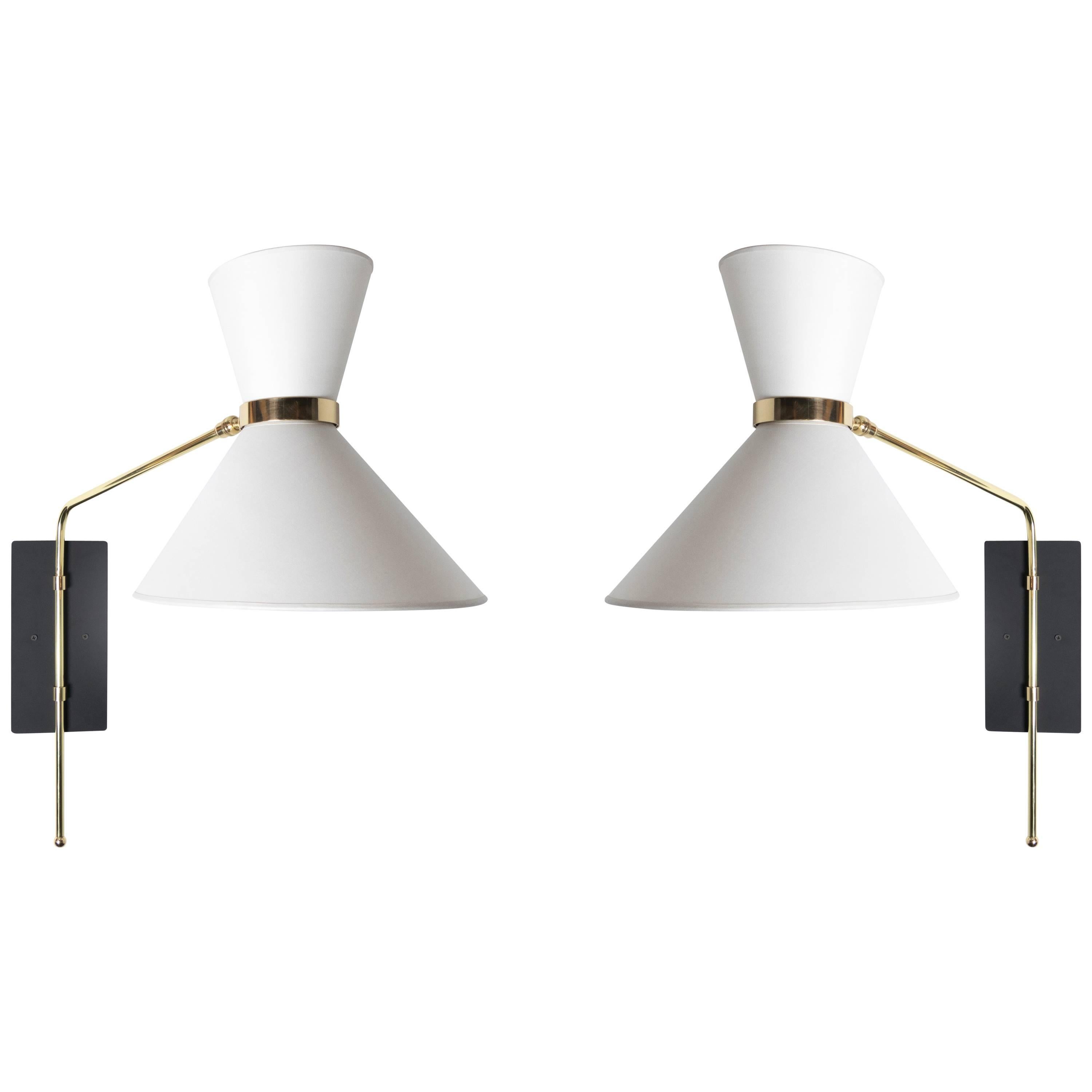 Pair of Bastille Sconces by Bourgeois Boheme Atelier