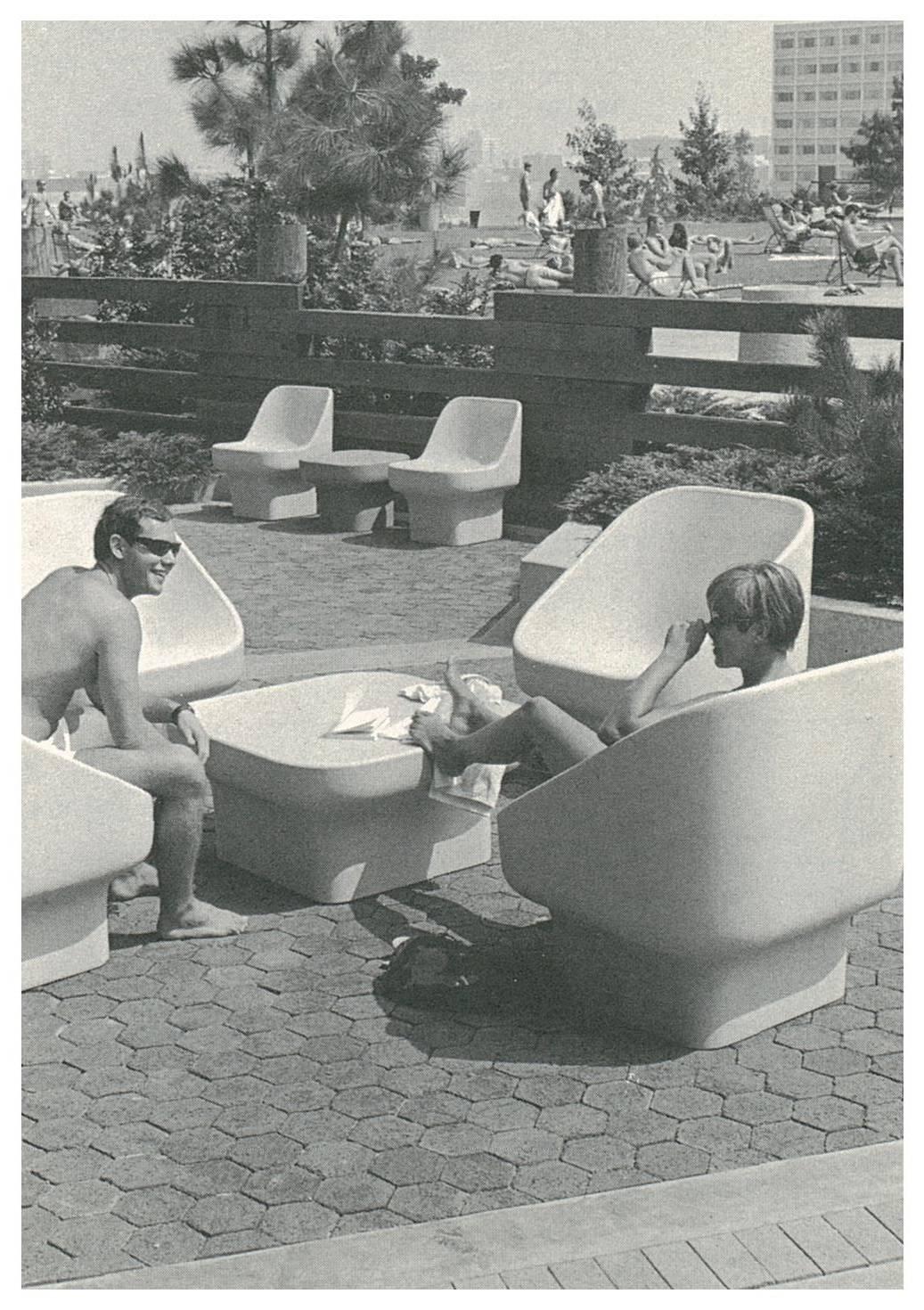 Douglas Deeds for Architectural Fiberglass Lounge Chairs 4
