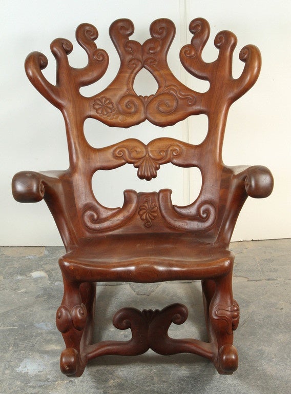 John Bauer Rocking Chair In Excellent Condition In Los Angeles, CA