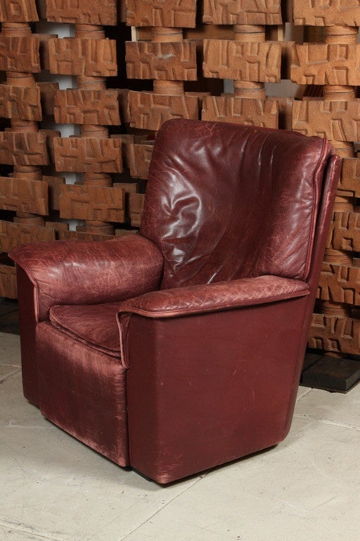 De Sede Wingback with Ottoman