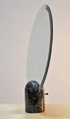 Modern Italian Mirror with Marble Base