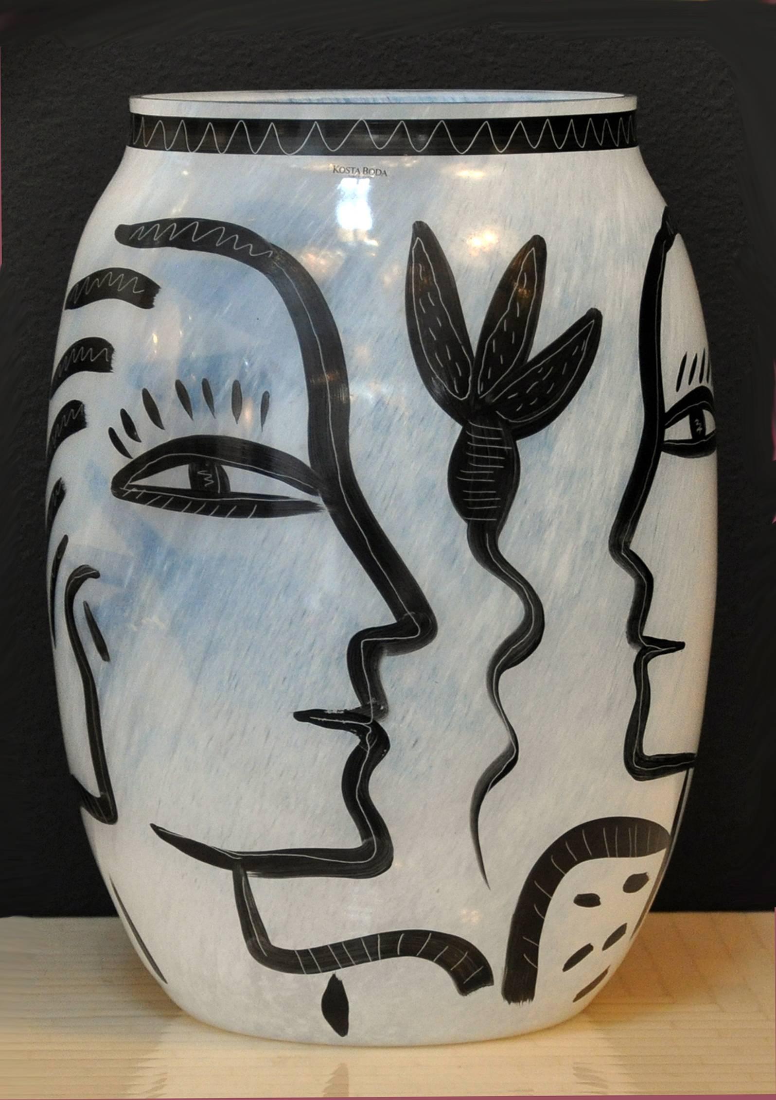 Modern Large Signed Kosta Boda 
