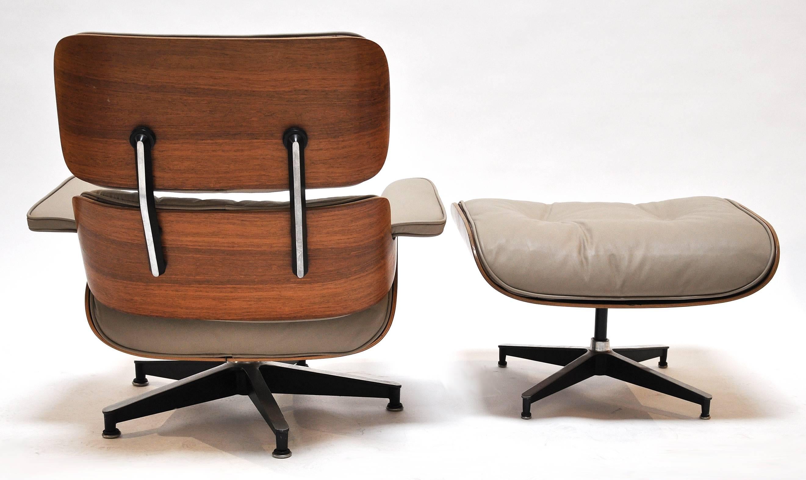 Hand-Crafted Eames Lounge Chair and Ottoman, Herman Miller