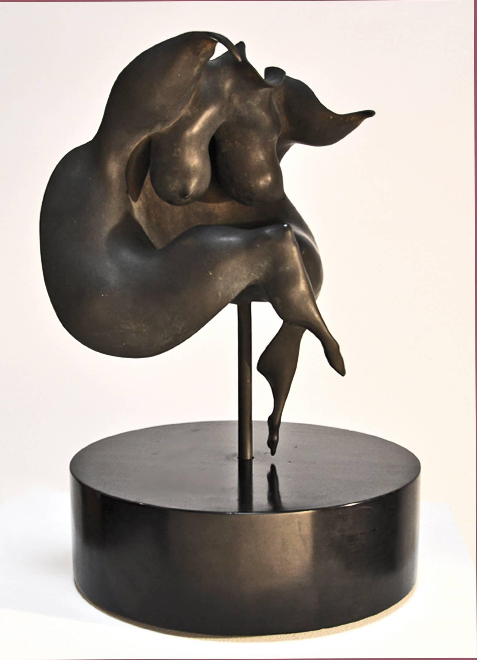 Mid-Century Modern Richard Boyce Unique Bronze Sculpture, 1968