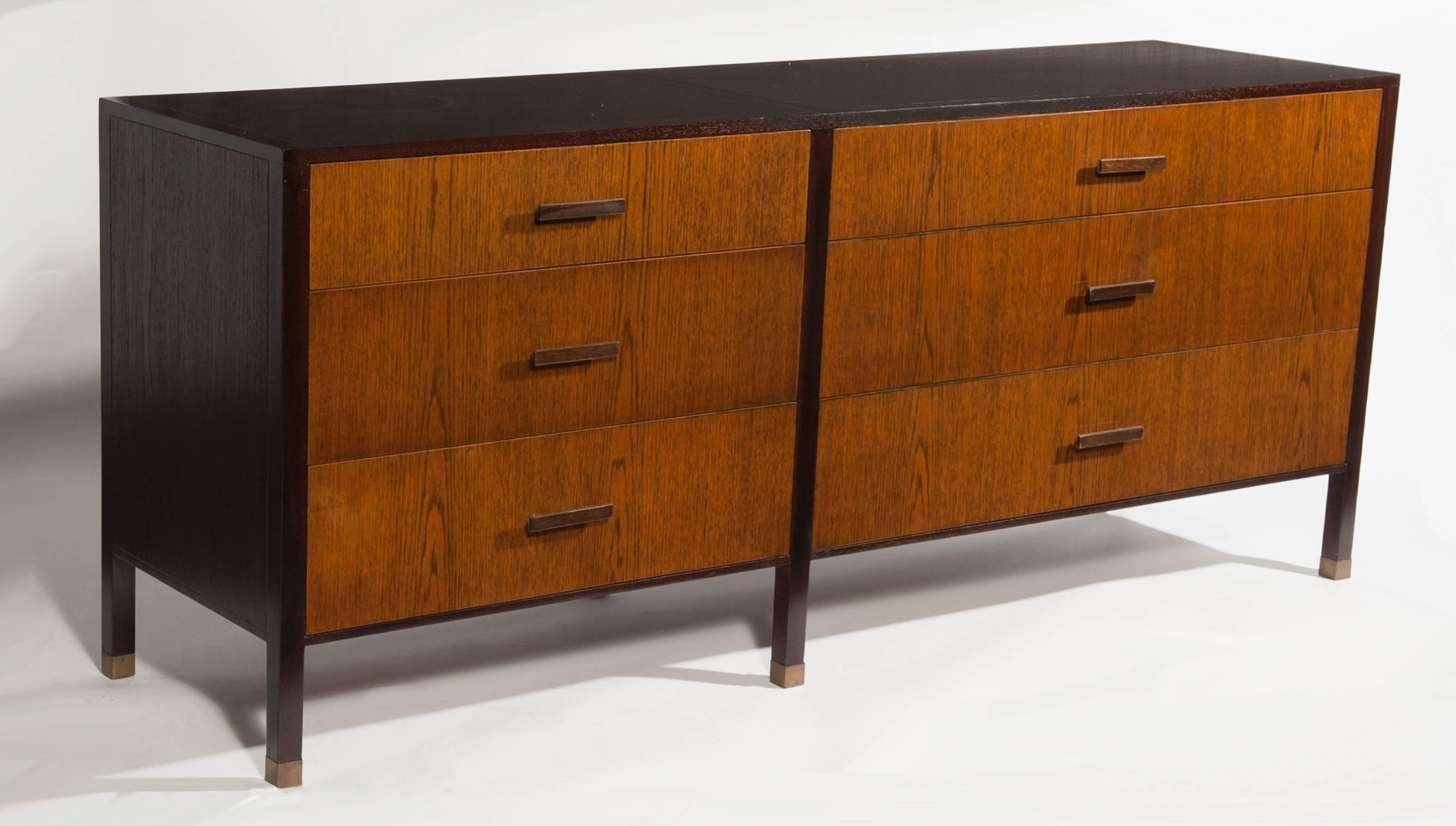 Mid-Century Modern 1960s Harvey Probber Six-Drawer Dresser