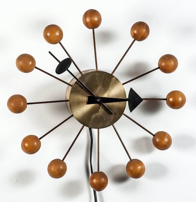 Wall Clock Nelson "Ball Clock" for Herman Miller at 1stDibs