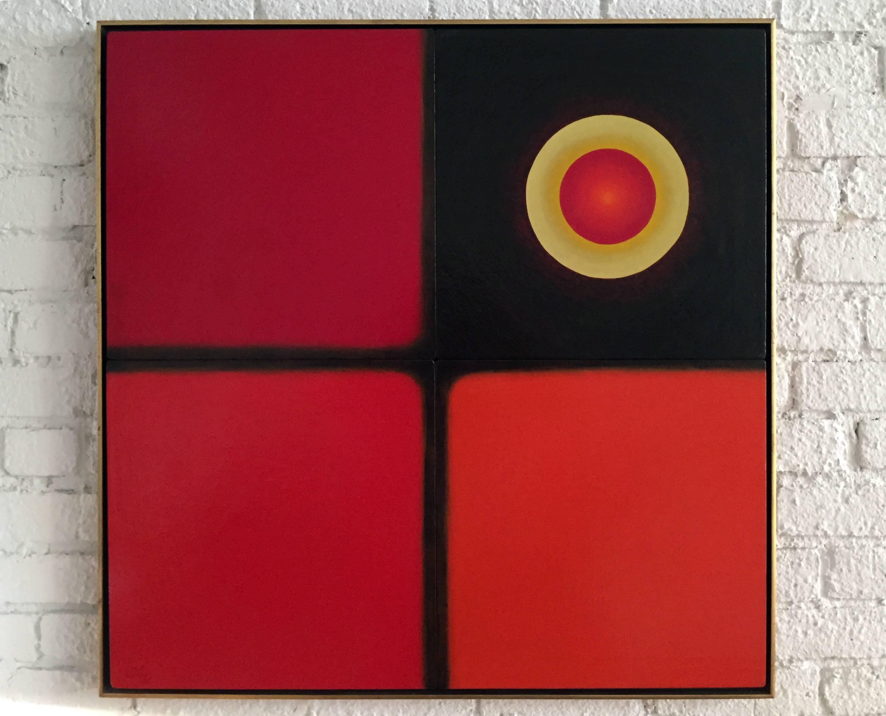 Oil on canvas by Ernst Halpern, 1965, Los Angeles, California.
Signed lower left. Tag on reverse.