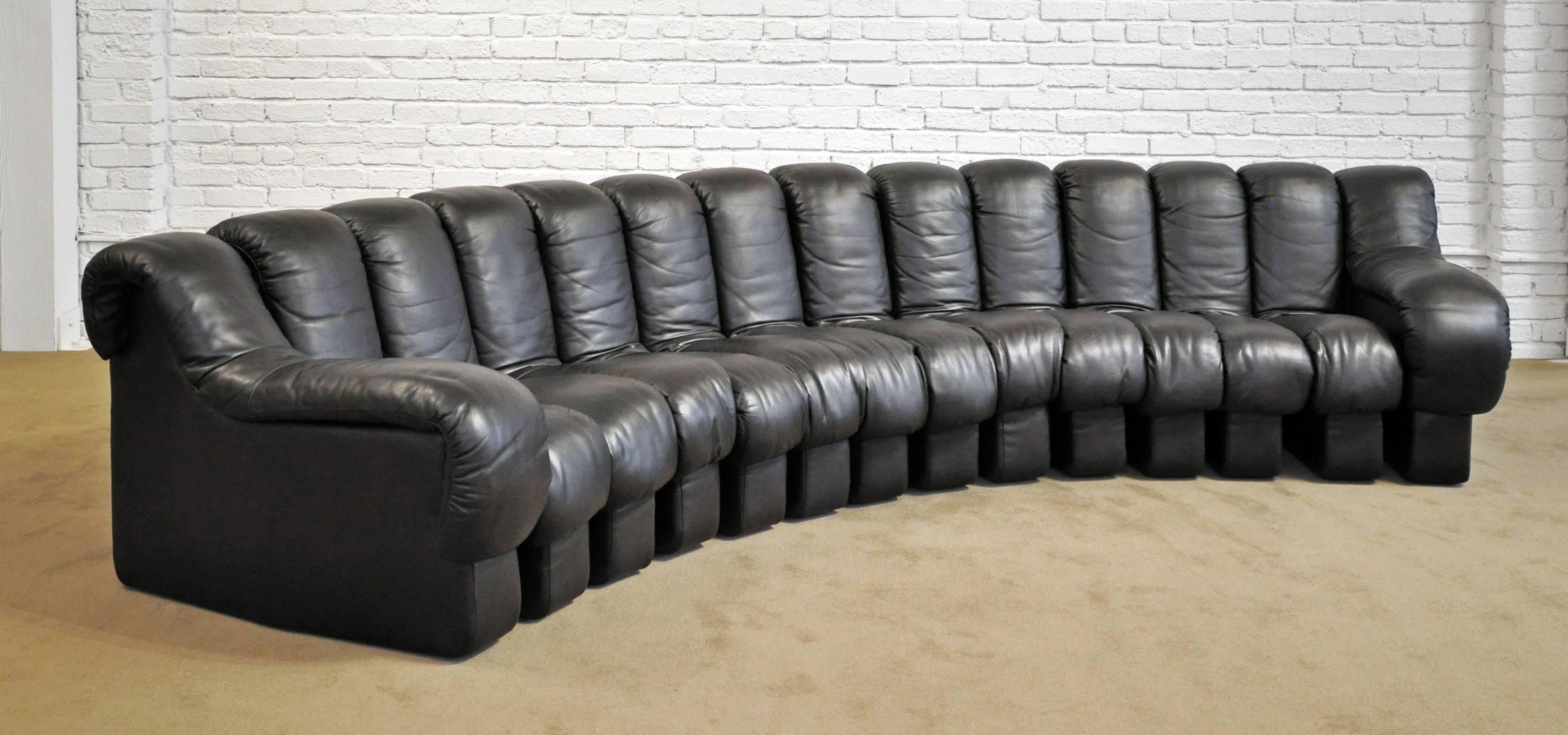 Hand-Crafted De Sede DS-600 Leather Sofa