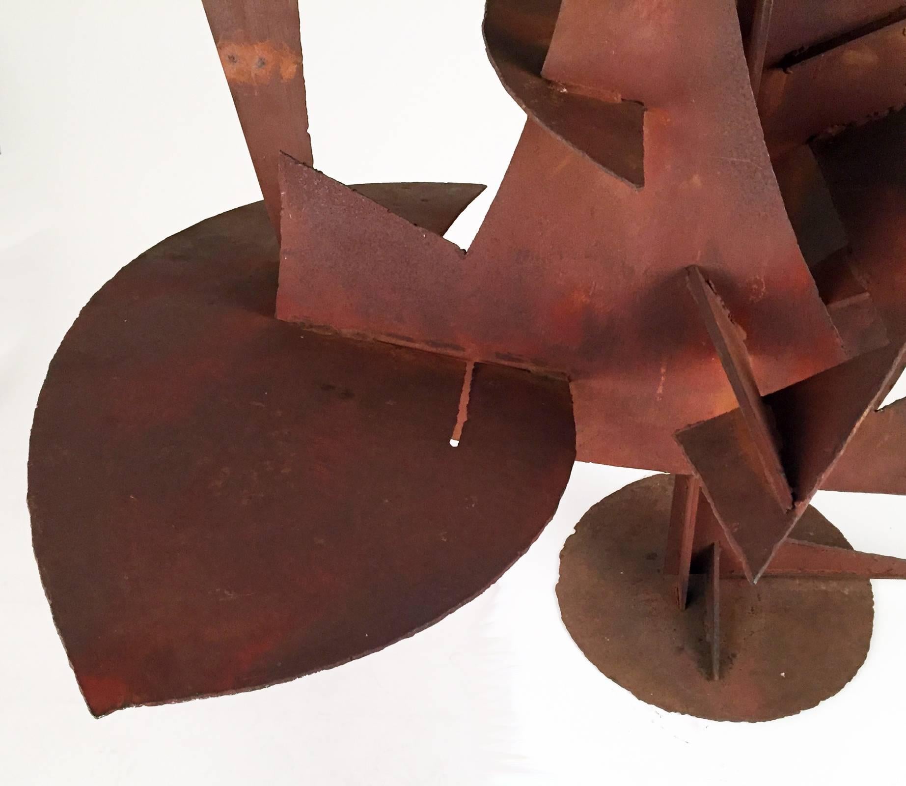 American Paul Kasper Mid Century Modern Welded Steel Sculpture, 1960