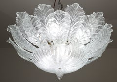 Set of 3 Taormina Murano Ceiling Light and Murano Glass Wall Light , 1970