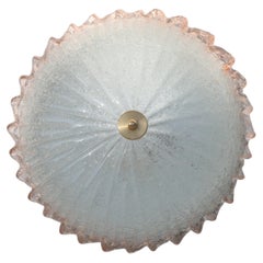 Miss Pink Italian Murano Glass Ceiling Fixture, Murano, 1970