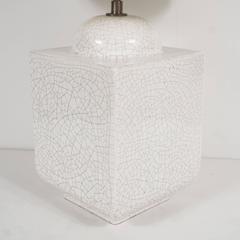 Square Molded Ceramic Table Lamp