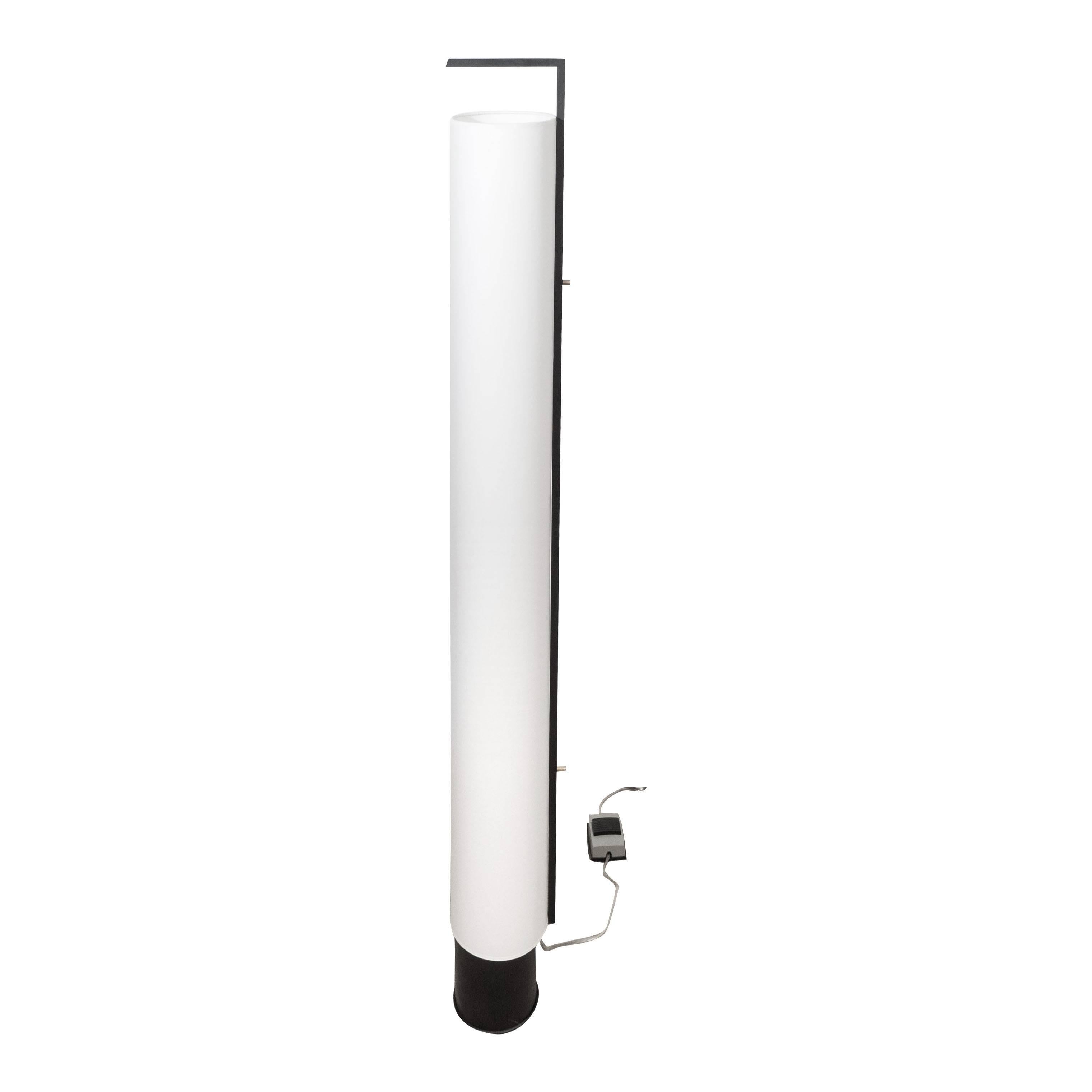 Arlus Tall Cylindrical Lamp with Shade For Sale