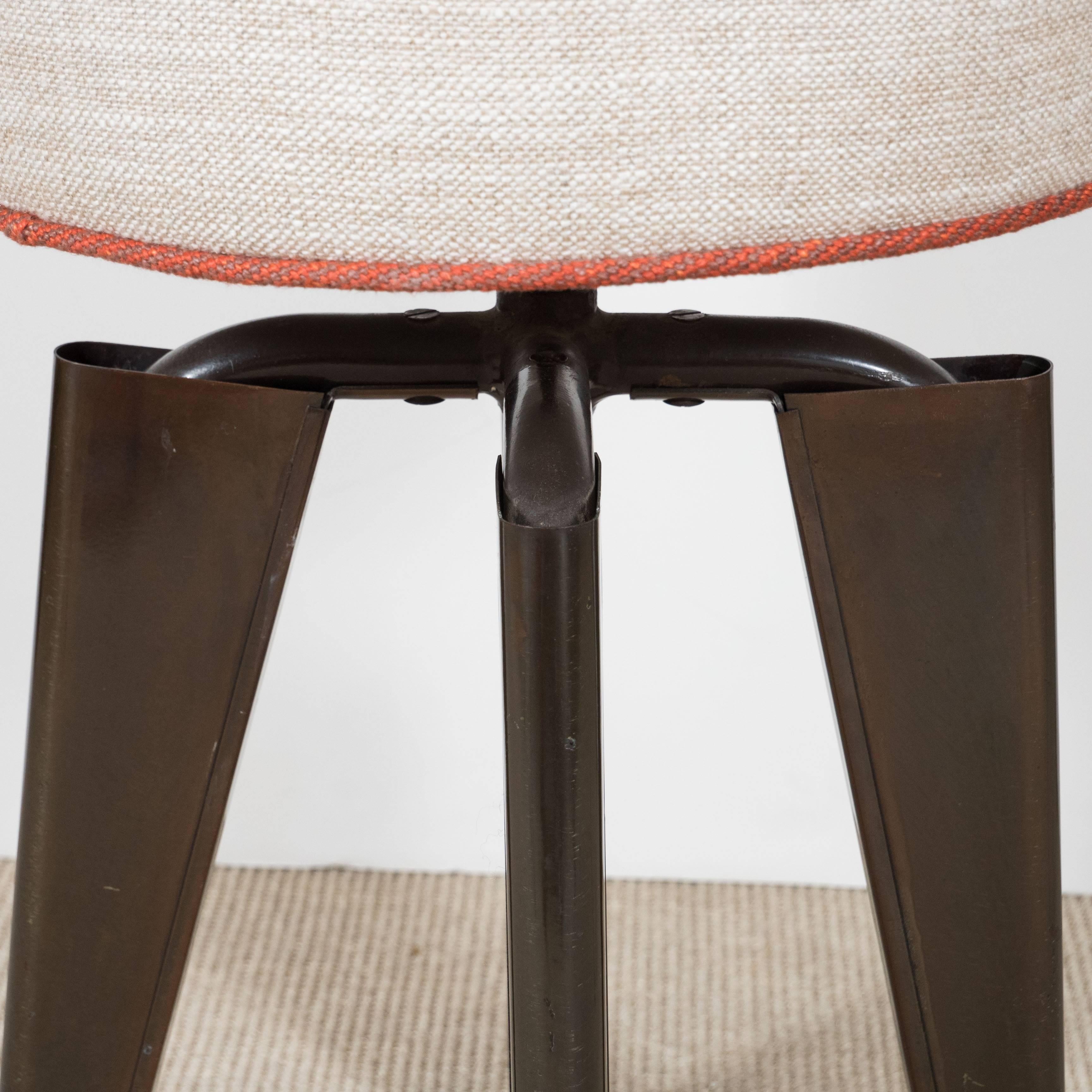 Andre Domin Marcel Geneviere Maison Domin Stool In Excellent Condition In New York, NY