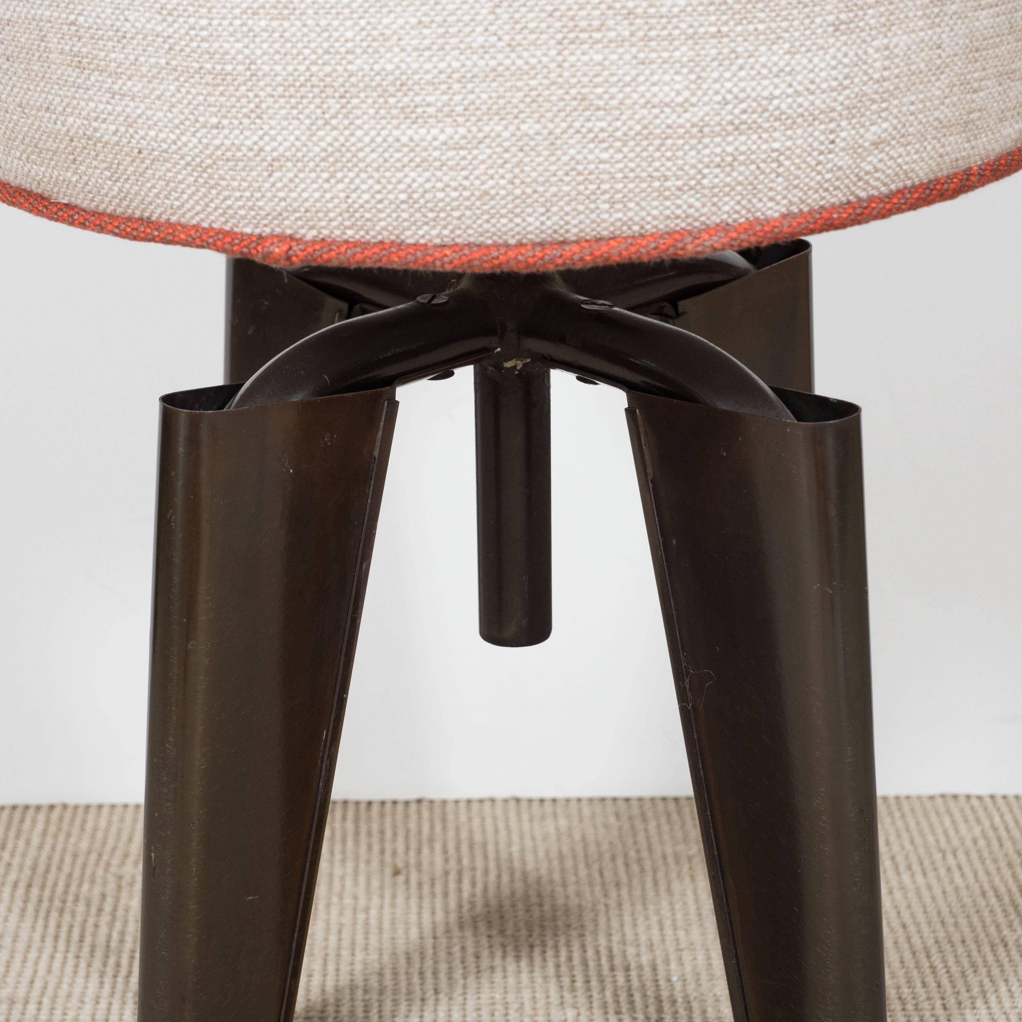 Mid-20th Century Andre Domin Marcel Geneviere Maison Domin Stool