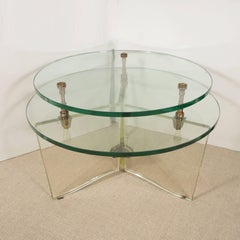 Saint Gobain Glass Gueridon, France, circa 1950