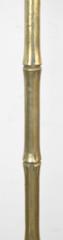 Elegant French Maison Baguès 1960s Brass Faux Bamboo Floor Lamp