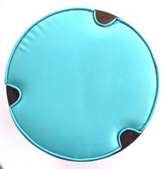 Mod and Fun American Mid-Century Set of Three Round Stackable Stools