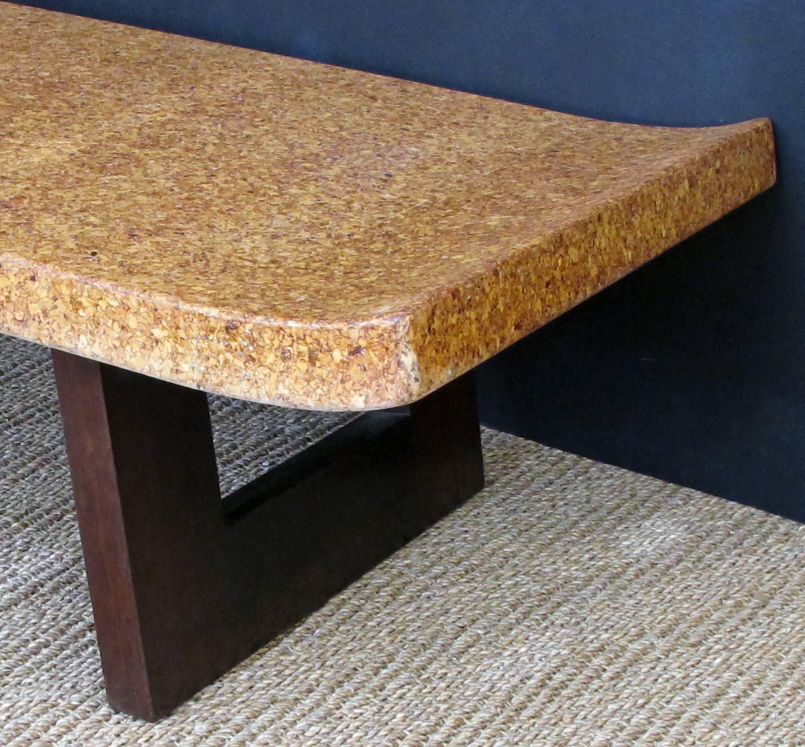 Mid-Century Modern Banc ou table basse d'inspiration asiatique Paul Frankl pour Johnson Furniture en vente