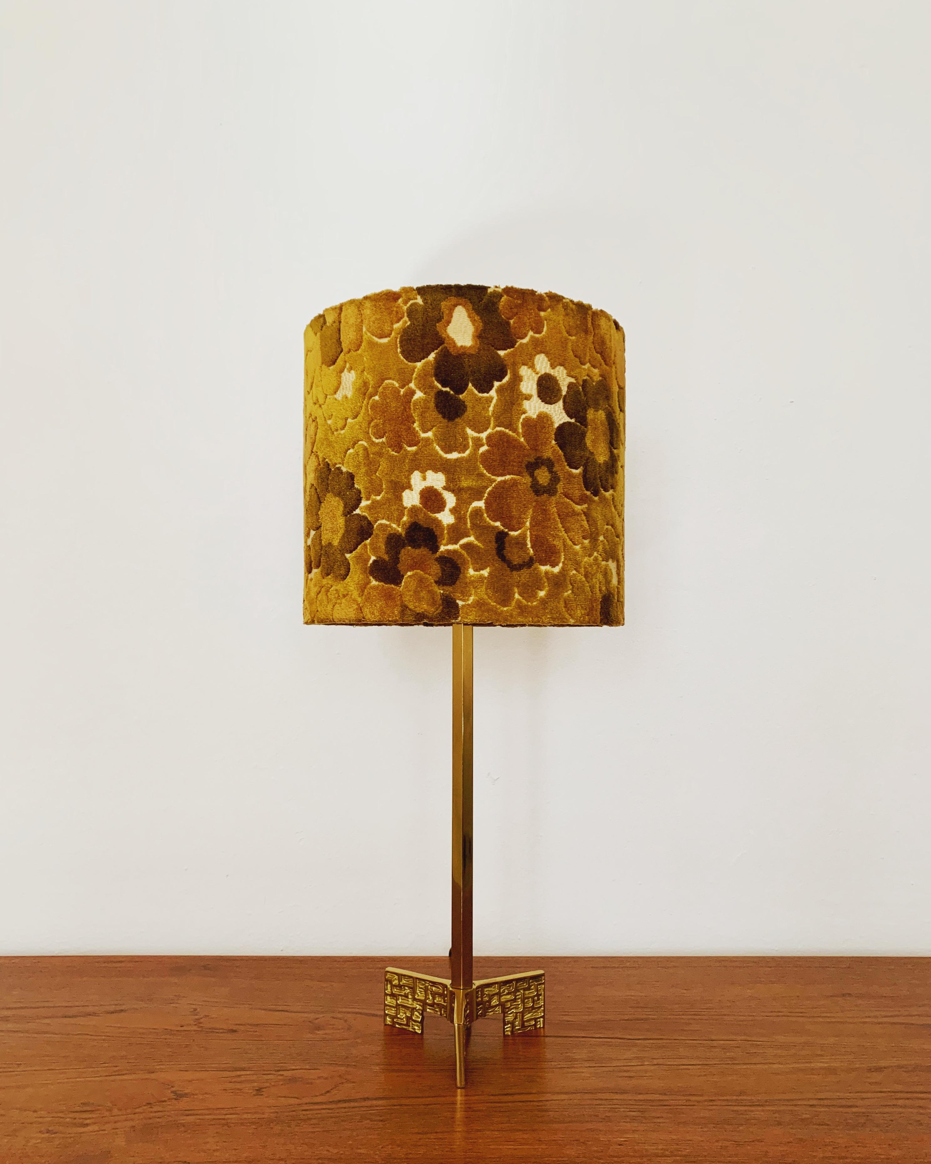 Mid-Century Modern Brass Table Lamp For Sale